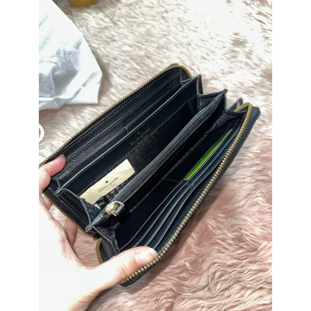 ORIG Preloved KS Blake Avenue Neda Nylon Long Black Wallet