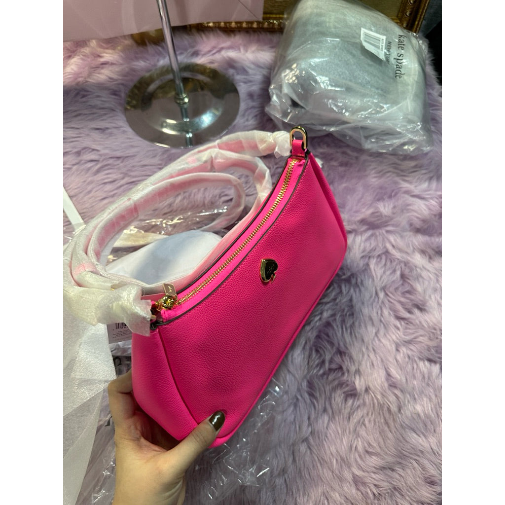 ORIG & IMPORTED KS Kayla Small Convertible Shoulder Bag Pink
