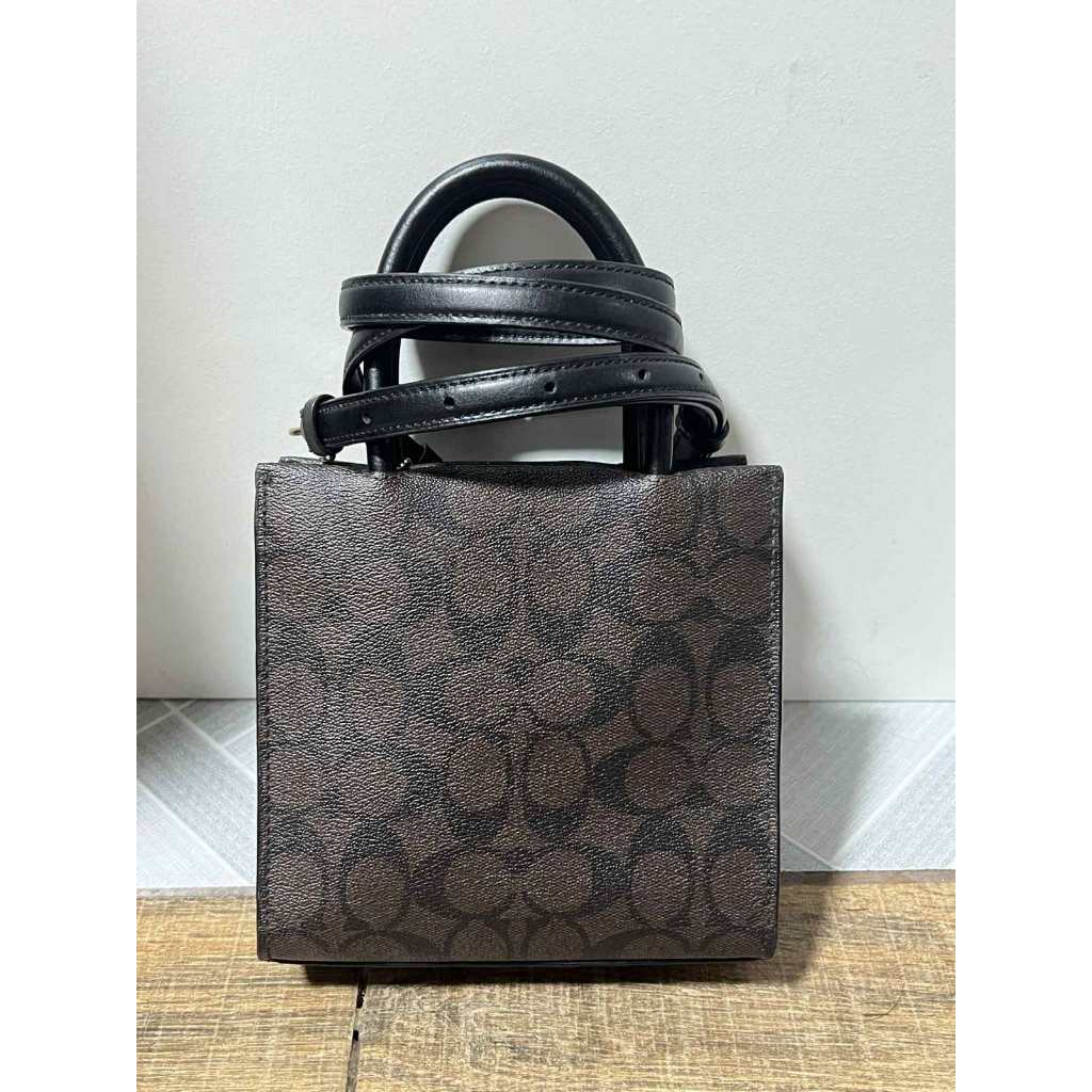 ORIG Preloved CCH RARE Mini Cally Crossbody Small Brown Bag