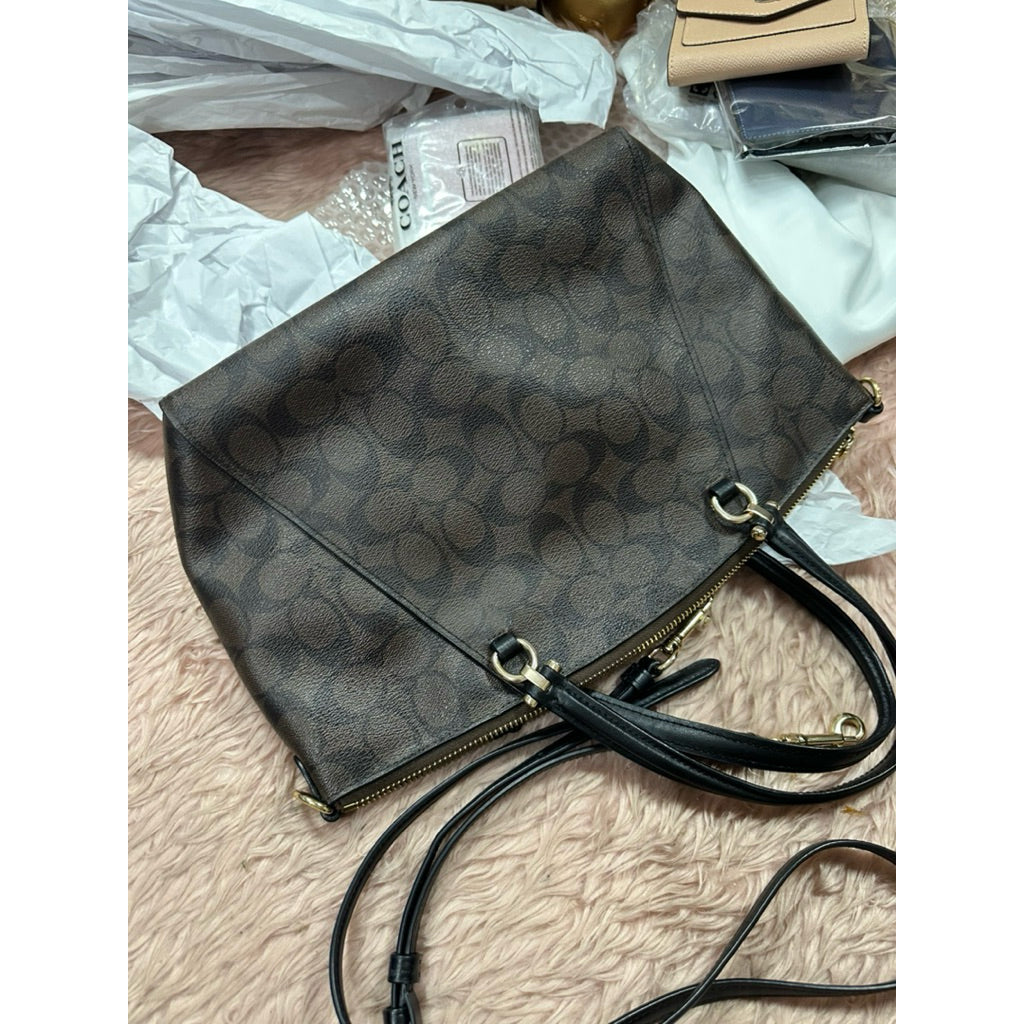 ORIG & IMPORTED Preloved CCH Prairie Satchel Bag In Brown/Black