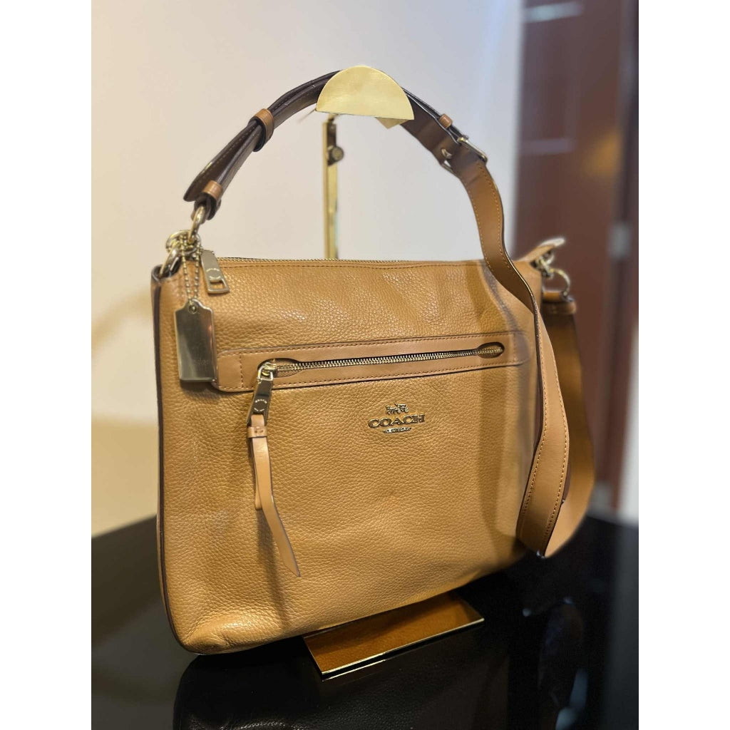 ORIG Preloved CCH Mae File Crossbody Medium Brown Bag