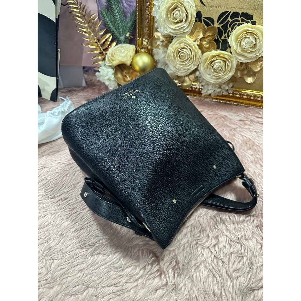 ORIG Preloved KS Marti Large Bucket Black Bag