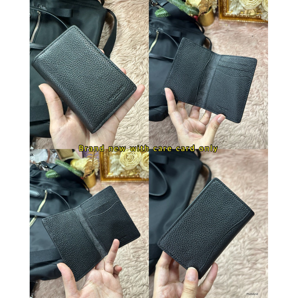 ORIG & IMPORTED CCH ID Wallet In Signature Canvas Small Men Card Holder Wallet