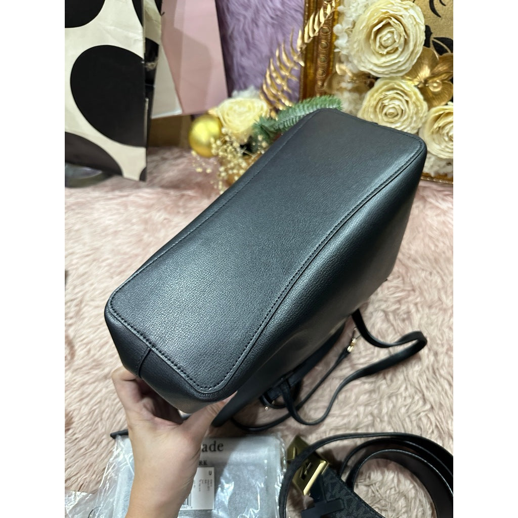 ORIG Preloved KS Harper Satchel Black Bag