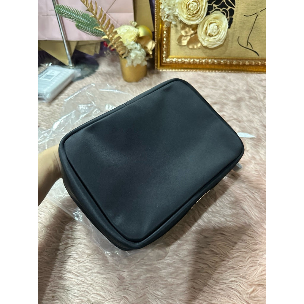 ORIG & IMPORTED Kate Spade KS Chelsea Travel Cosmetic Case Nylon Black Pouch