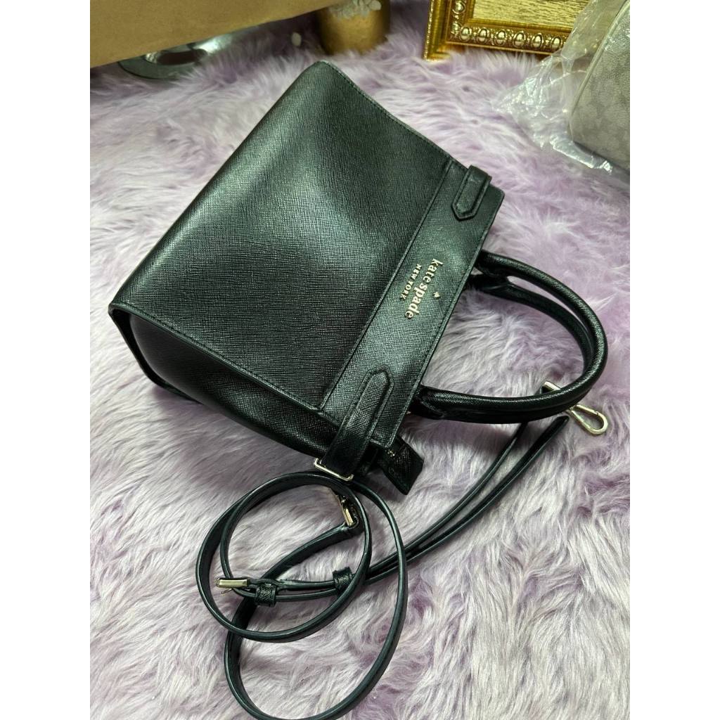 ORIG Preloved KS Staci Small Satchel Bag Black
