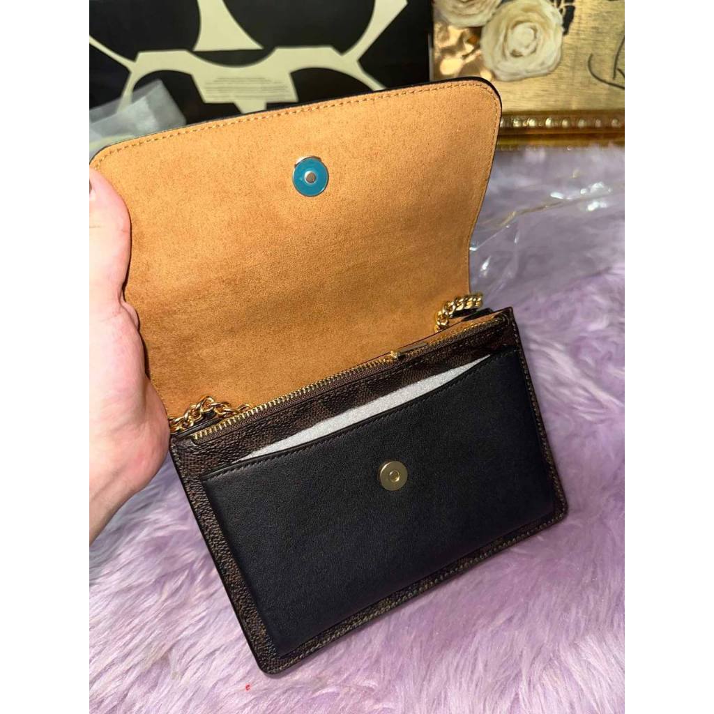 ORIG & IMPORTED CCH Mini Klare Crossbody Small Bag In Signature Canvas in WALNUT BROWN
