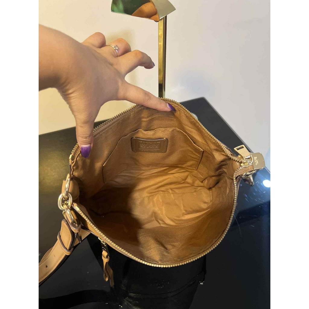 ORIG Preloved CCH Mae File Crossbody Medium Brown Bag