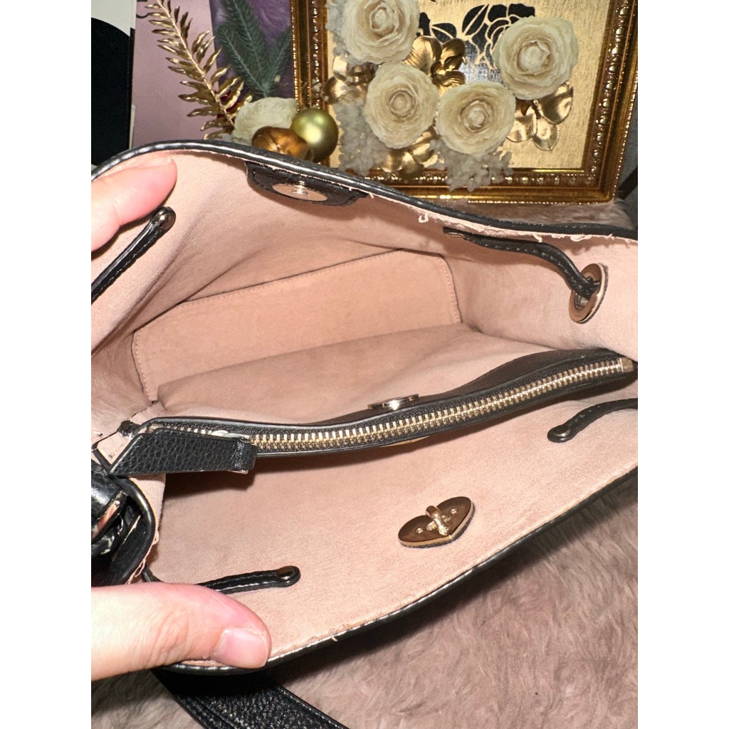 ORIG Preloved KS Marti Large Bucket Black Bag