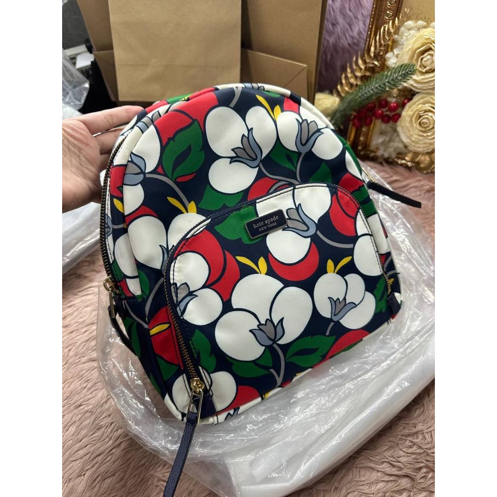 ORIG & IMPORTED KS Dawn Breezy Floral Medium Nylon Backpack