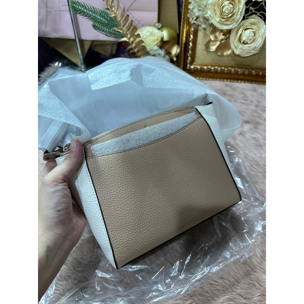 AUTHENTIC/ORIGINAL KS Monica Flap Crossbody Brown Bag