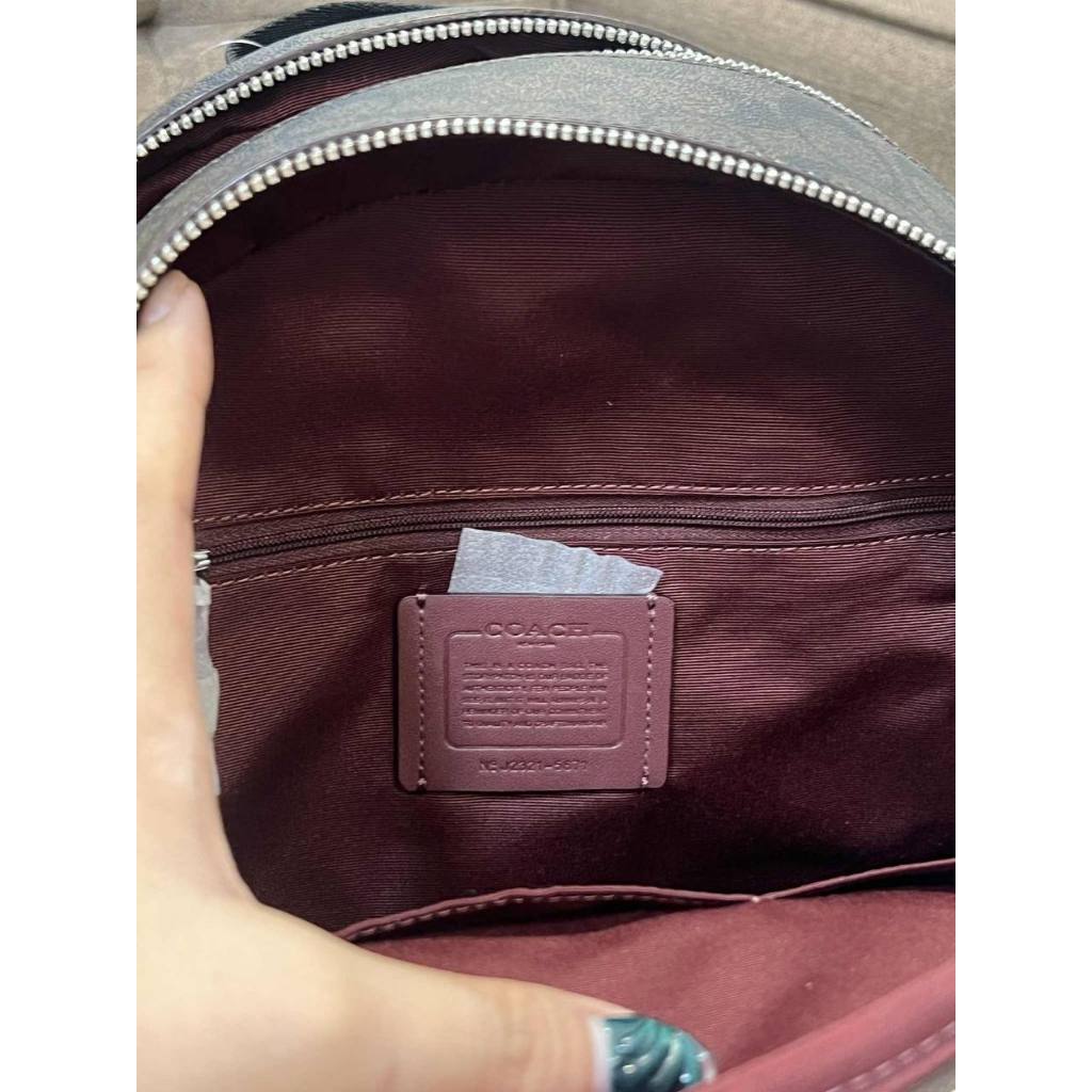 ORIG & IMPORTED CCH Medium Court Backpack In Signature Canvas Brown/Pink Bag