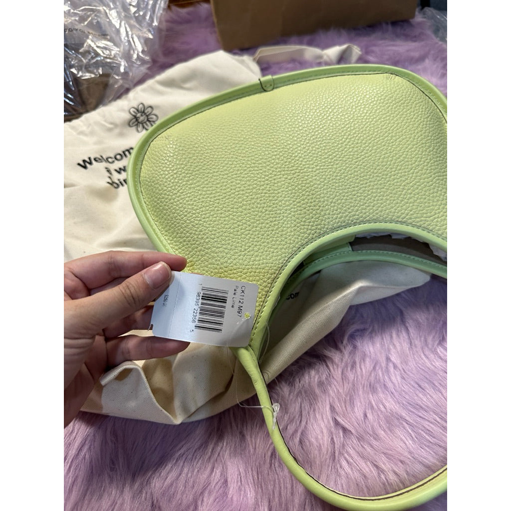 AUTHENTIC/ORIGINAL CCH Retail Ergo Bag In Coachtopia Leather - LIME GREEN