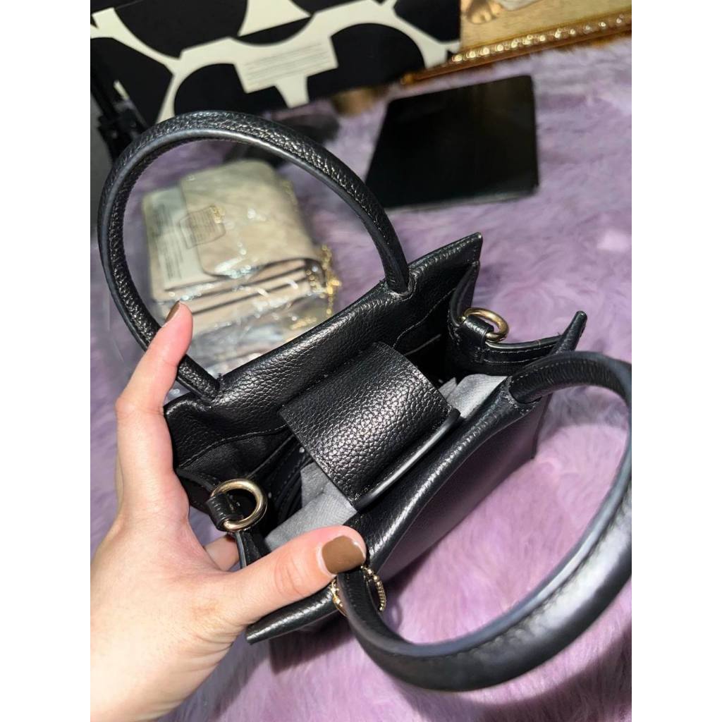 ORIG Preloved RARE CCH Mini Cally Small Black Bag