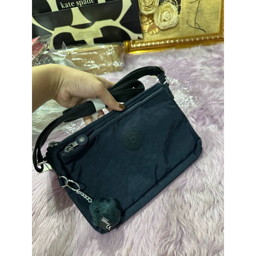 ORIG & IMPORTED Kipling Mikaela Crossbody Small Nylon Blue Bag
