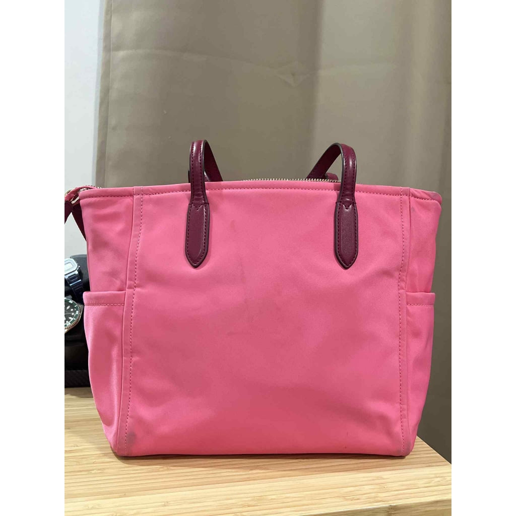 ORIG Preloved KS Chelsea Medium Satchel Pink Nylon Bag