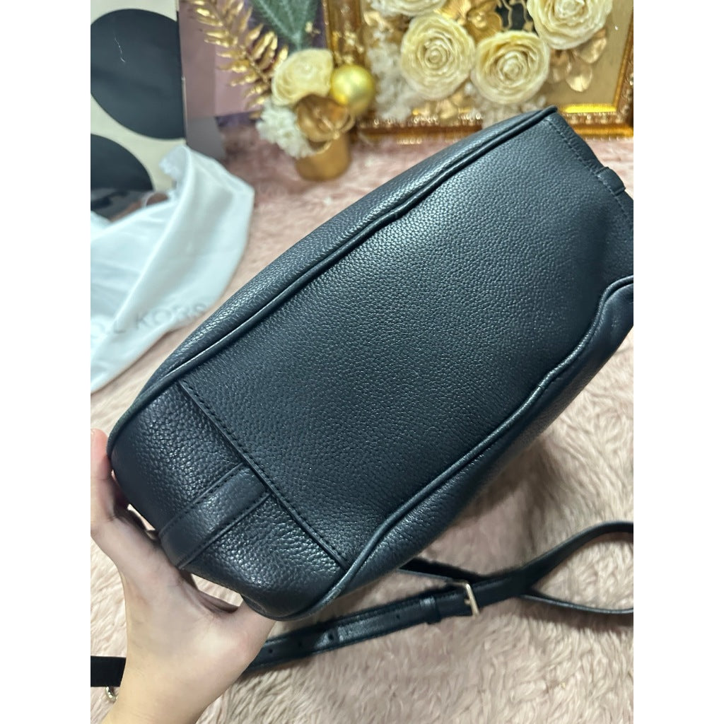 ORIG Preloved KS Mulberry Street Vivian Shoulder Large Black Bag