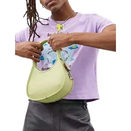 AUTHENTIC/ORIGINAL CCH Retail Ergo Bag In Coachtopia Leather - LIME GREEN