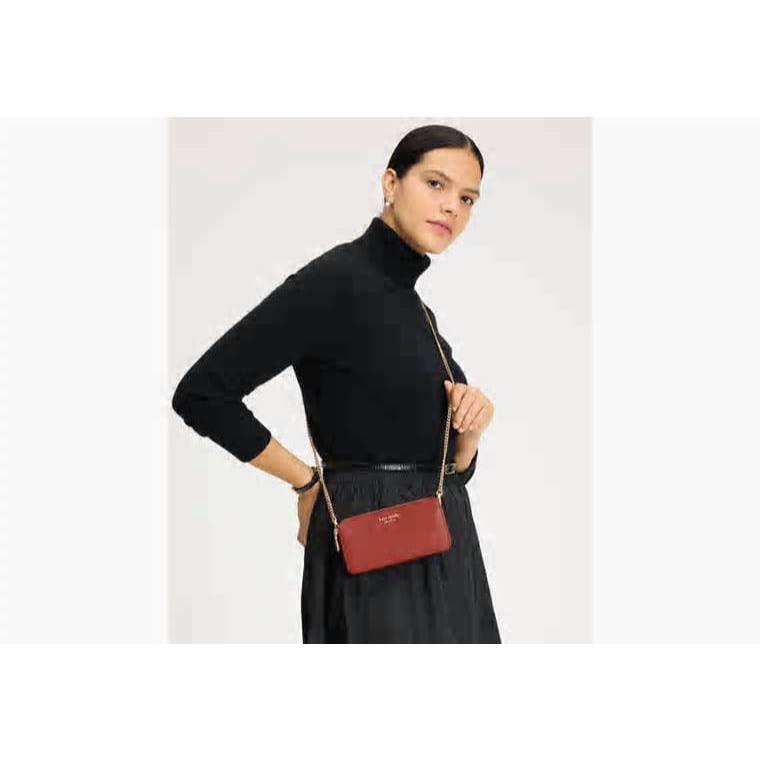 ORIG & IMPORTED KS Taylor Double Zip Crossbody Mini Bag Black / White