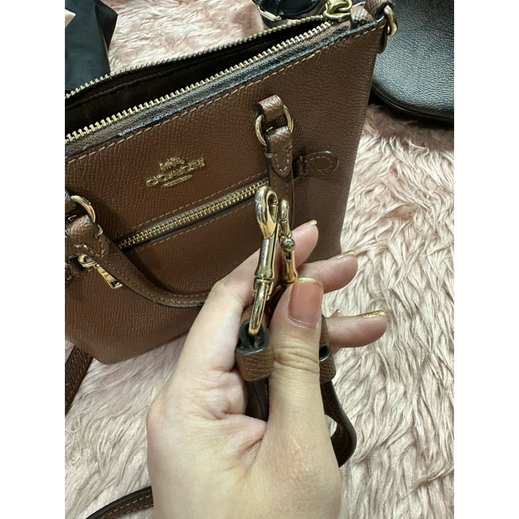 ORIG & IMPORTED Preloved CCH Mini Gallery Bag Brown