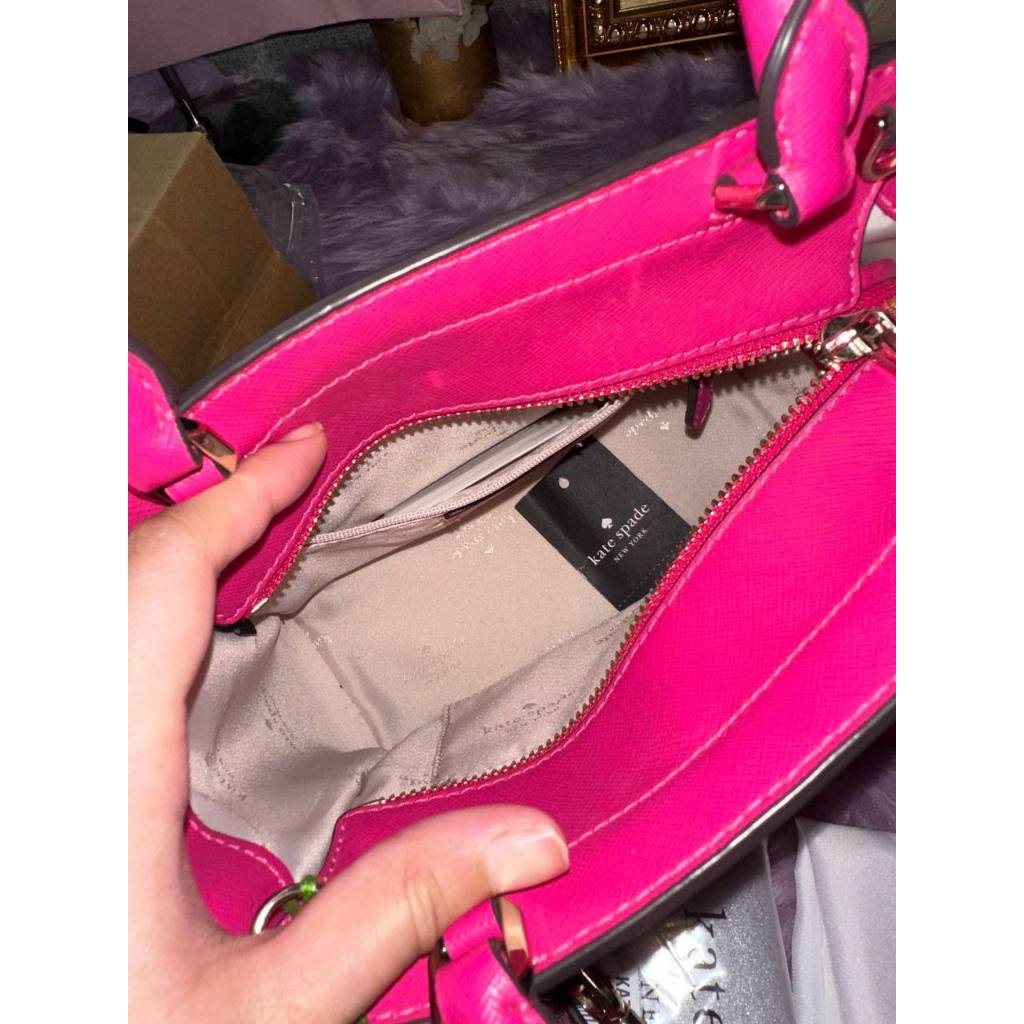 ORIG Preloved KS Staci Small Satchel Bag Pink