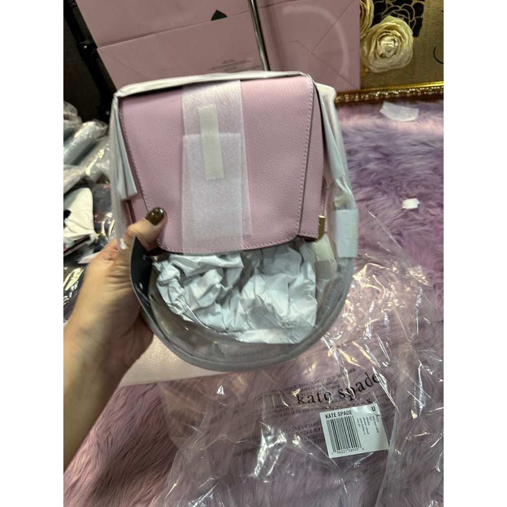 ORIG & IMPORTED KS Phoebe Mini Top Handle Crossbody Pink Black Bag