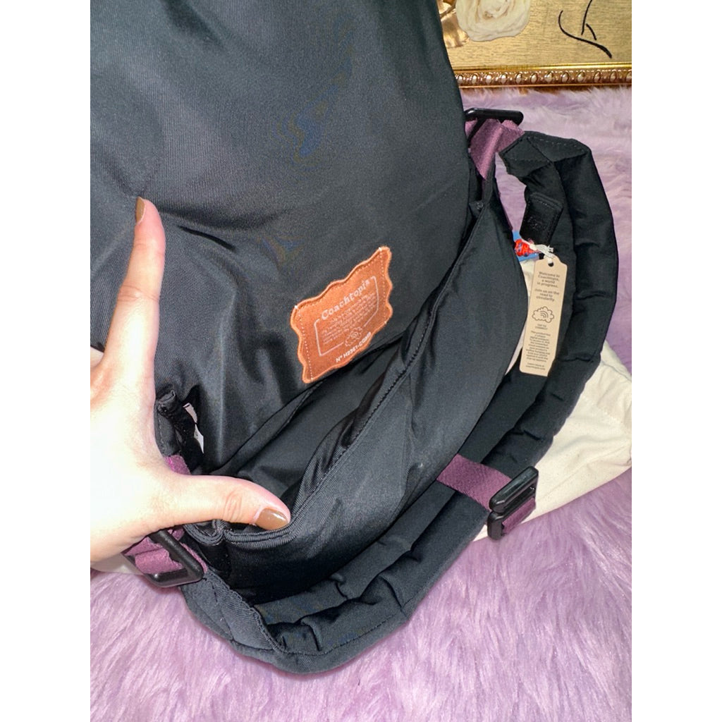 AUTHENTIC/ORIGINAL CCH Retail Coachtopia Loop Puffy Wavy Dinky Bag Black