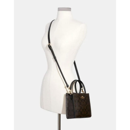 ORIG Preloved CCH RARE Mini Cally Crossbody Small Brown Bag