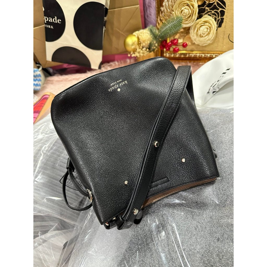 ORIG Preloved KS Marti Small Bucket Black Bag
