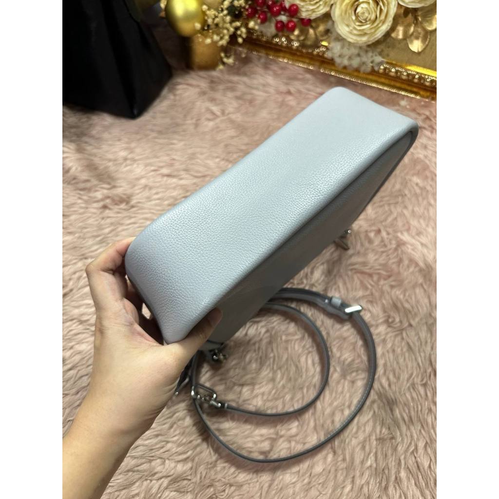 ORIG Preloved KS Kayla Small Convertible Shoulder Bag Gray