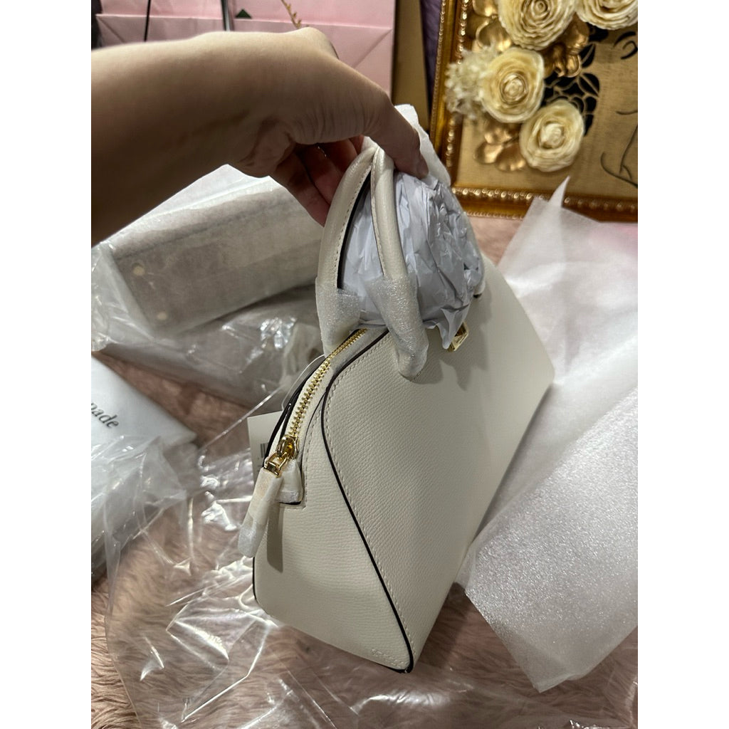 AUTHENTIC/ORIGINAL KS Phoebe East West Satchel White Bag
