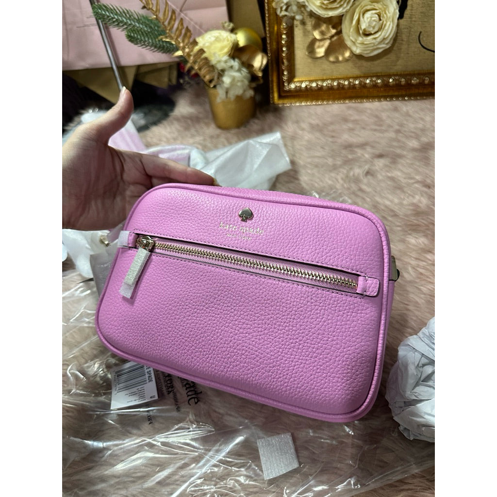 AUTHENTIC/ORIGINAL KS Emma Camera Bag Blue & Pink with small wallet