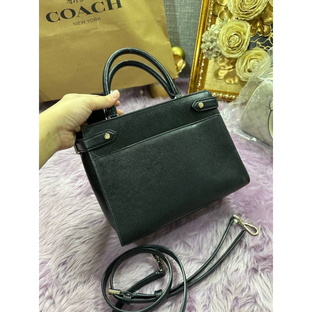 ORIG Preloved KS Staci Small Satchel Bag Black