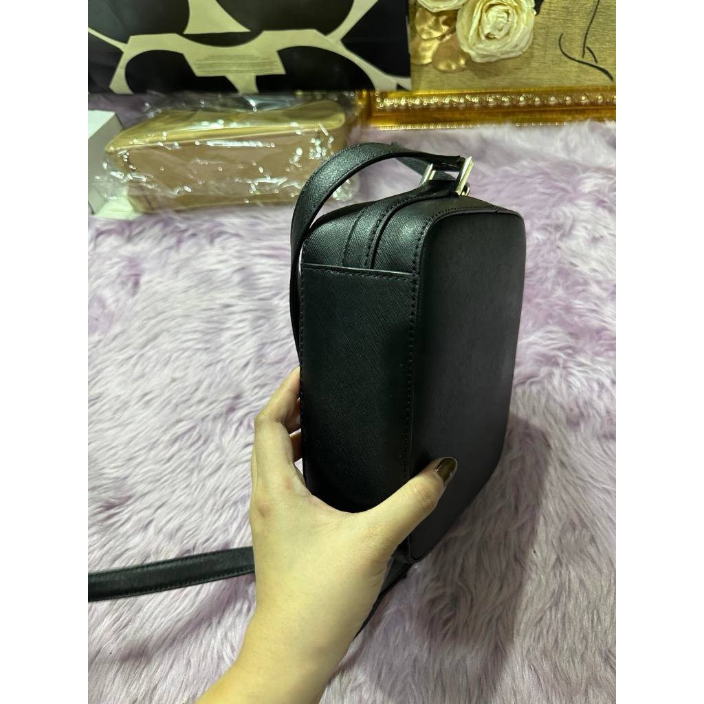 ORIG Preloved KS Newbury Lane Cammie Camera Black Crossbody Bag