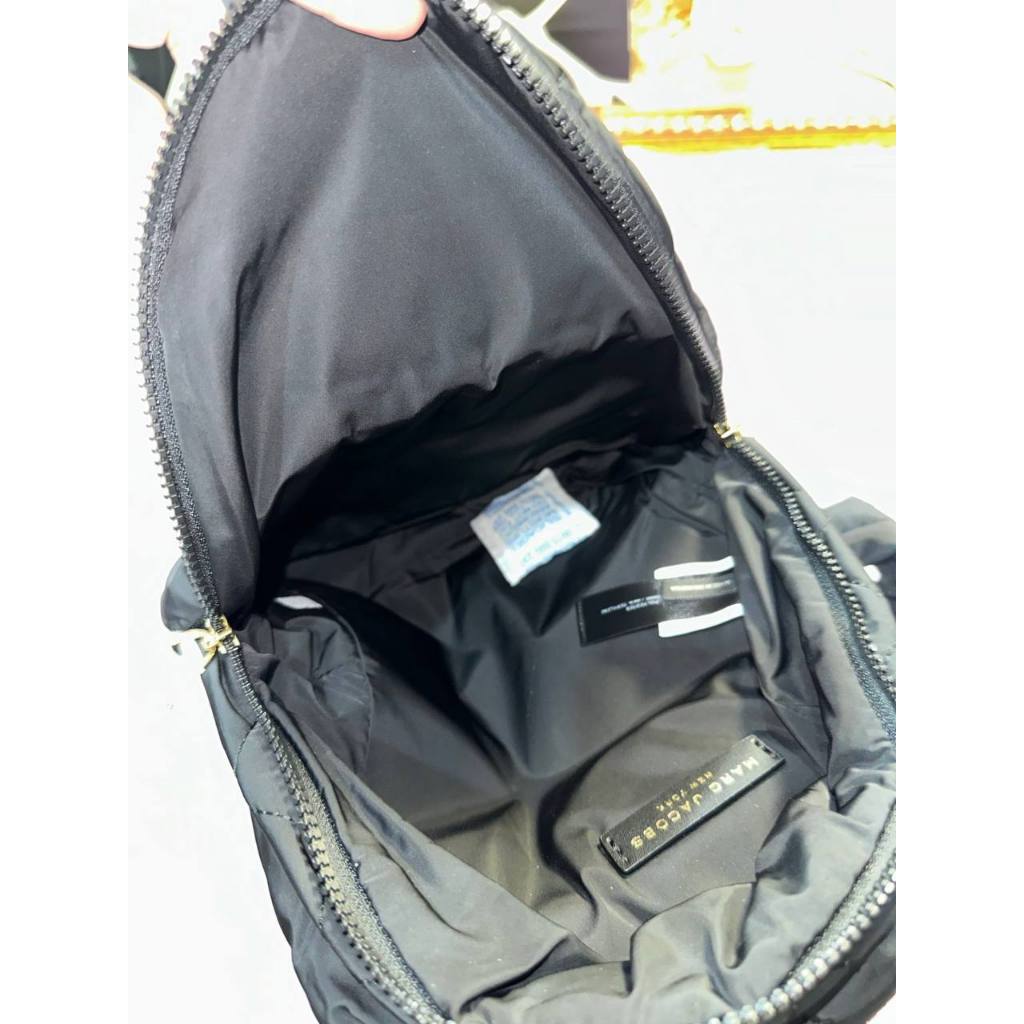 ORIG & IMPORTED MJ Quilted Nylon Mini Backpack Black Bag