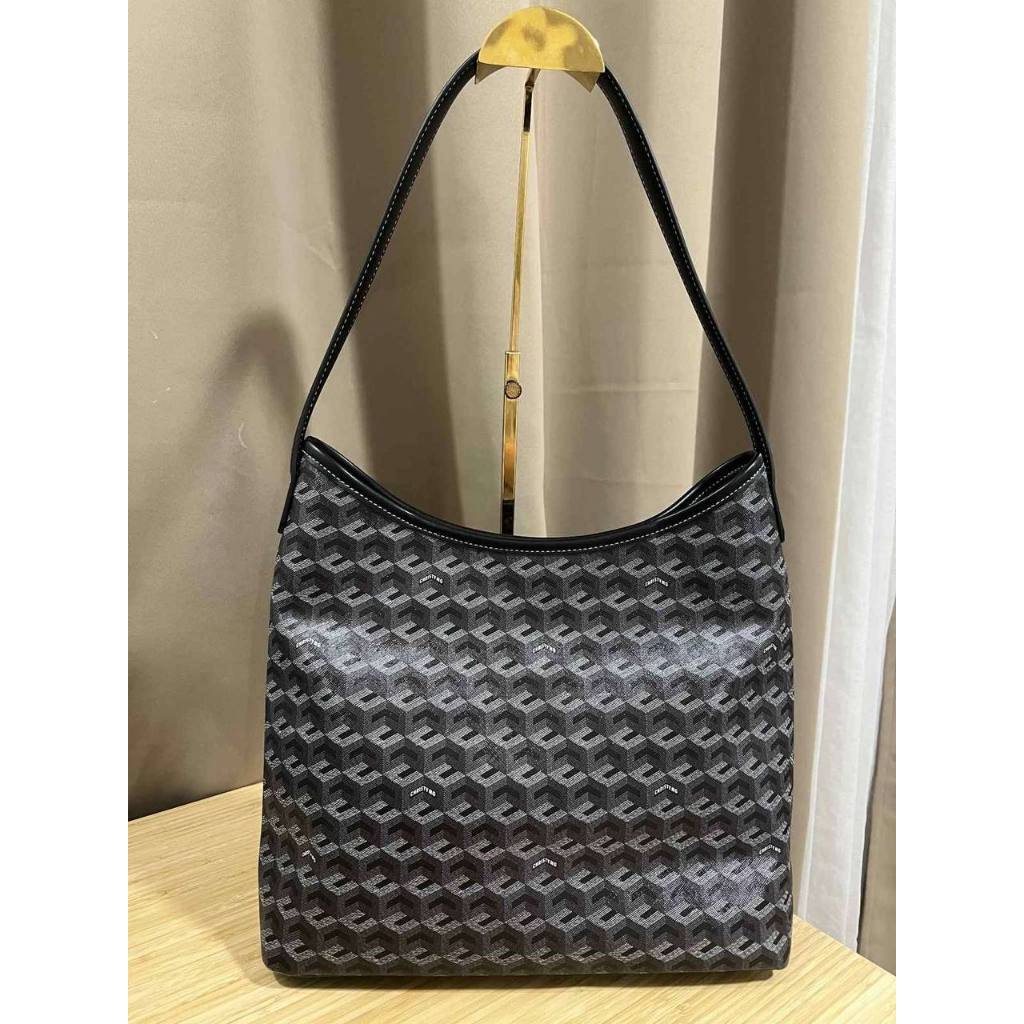ORIG Preloved Cristy Ng Alesso Large Hobo Bag Black