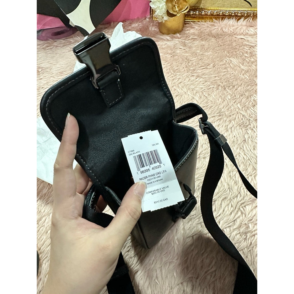 ORIG & IMPORTED CCH Racer Phone Crossbody Small Black Men Bag