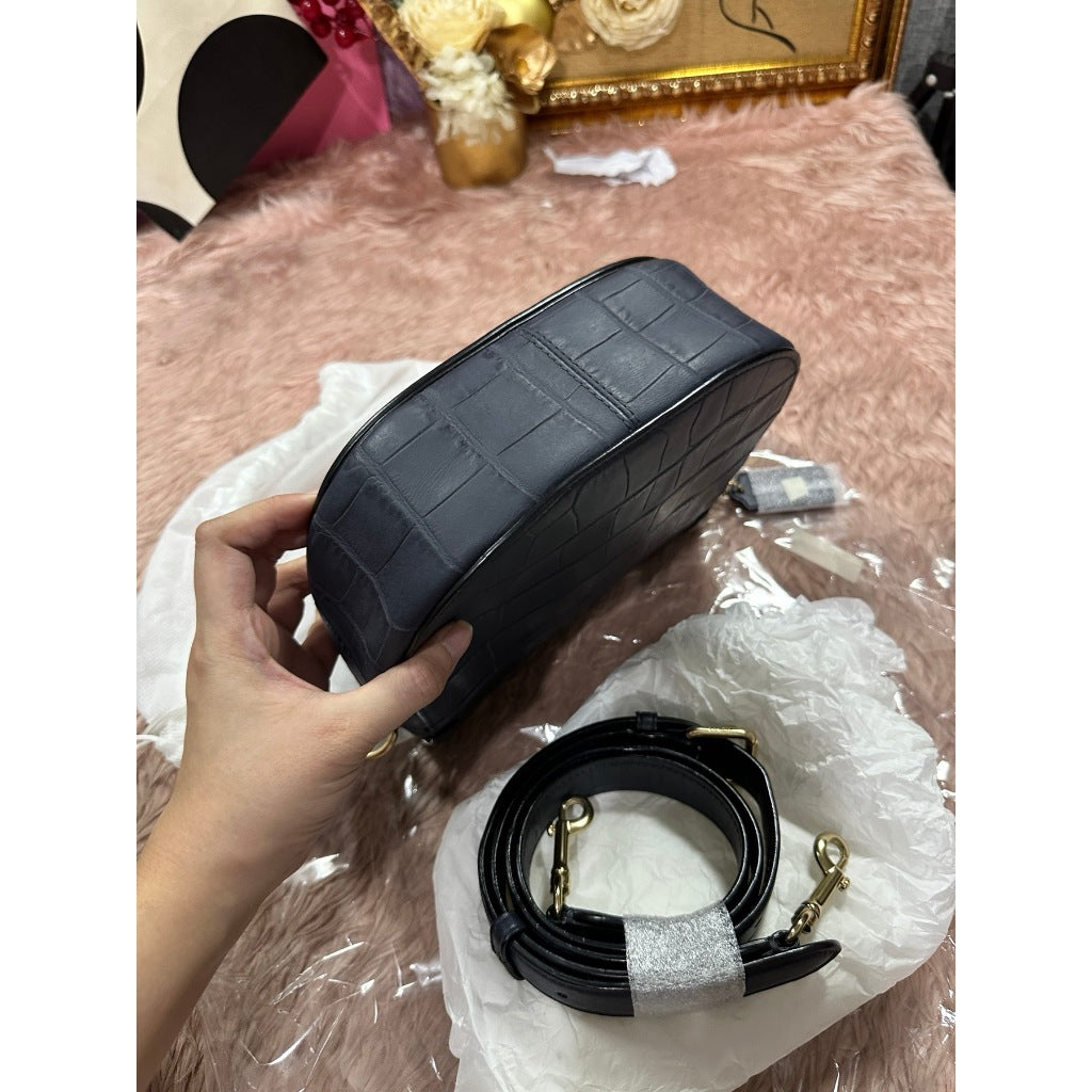 ORIG Preloved CCH Jade Saddle Blue Bag