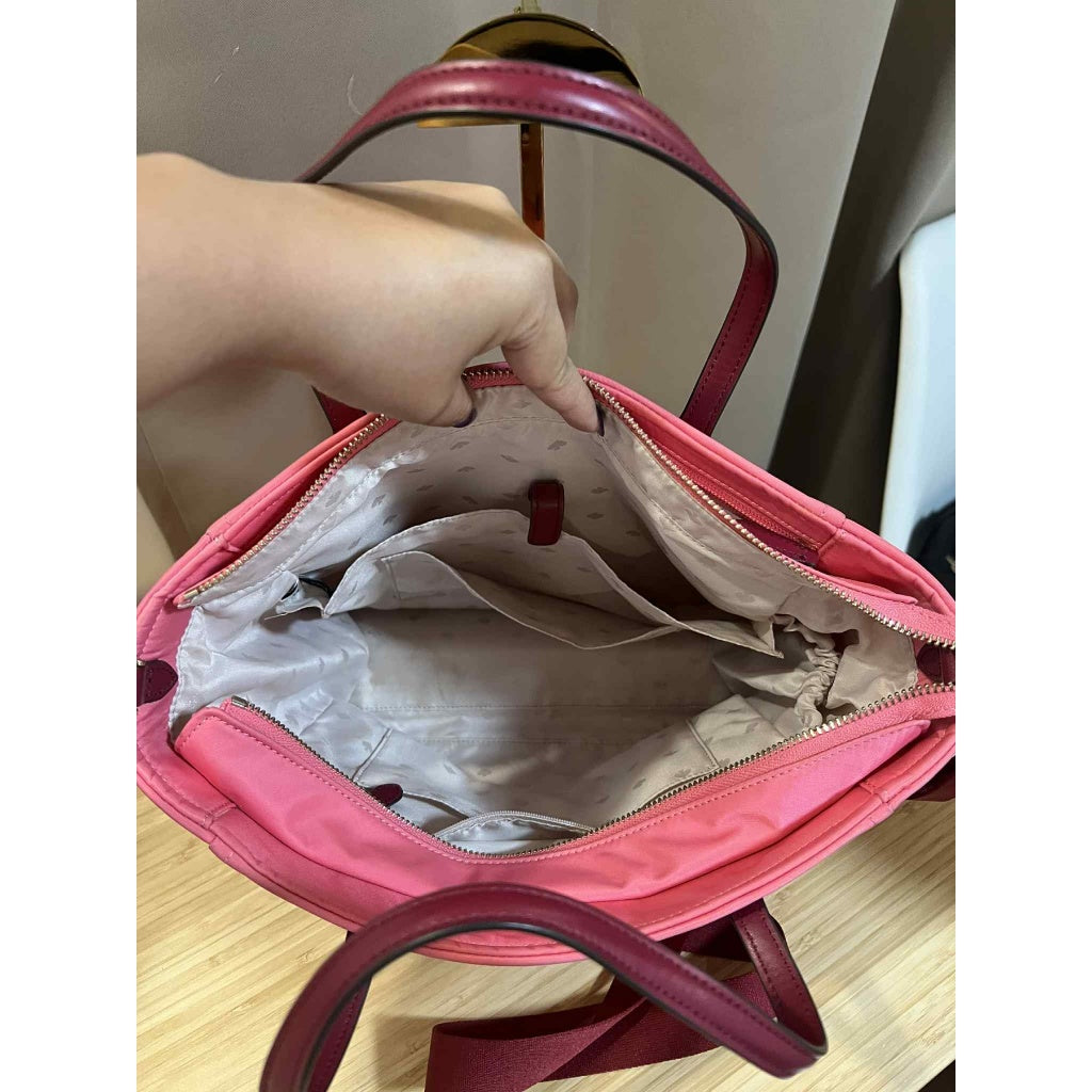 ORIG Preloved KS Chelsea Medium Satchel Pink Nylon Bag