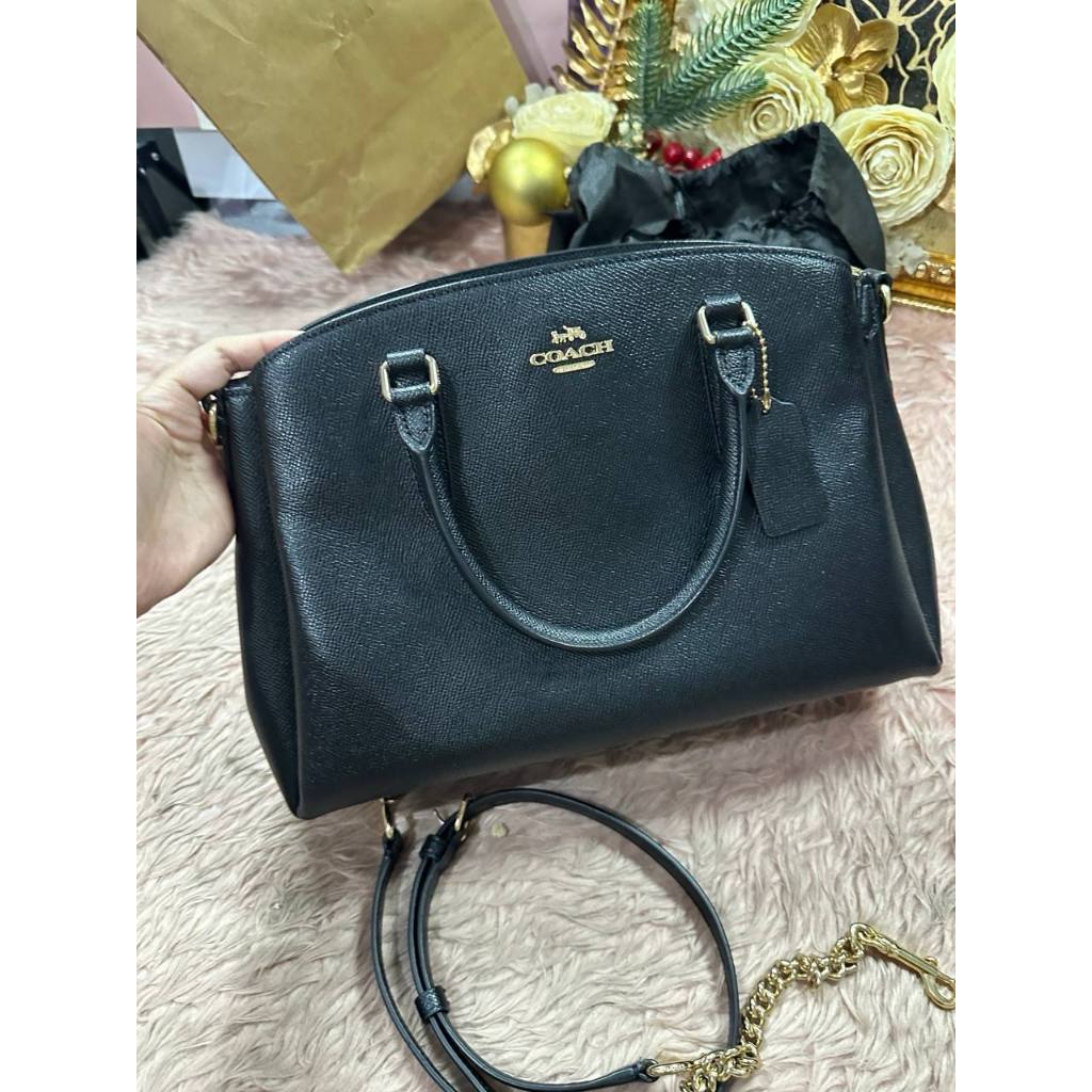 ORIG Preloved CCH Large Sage Carryall Satchel Black Bag