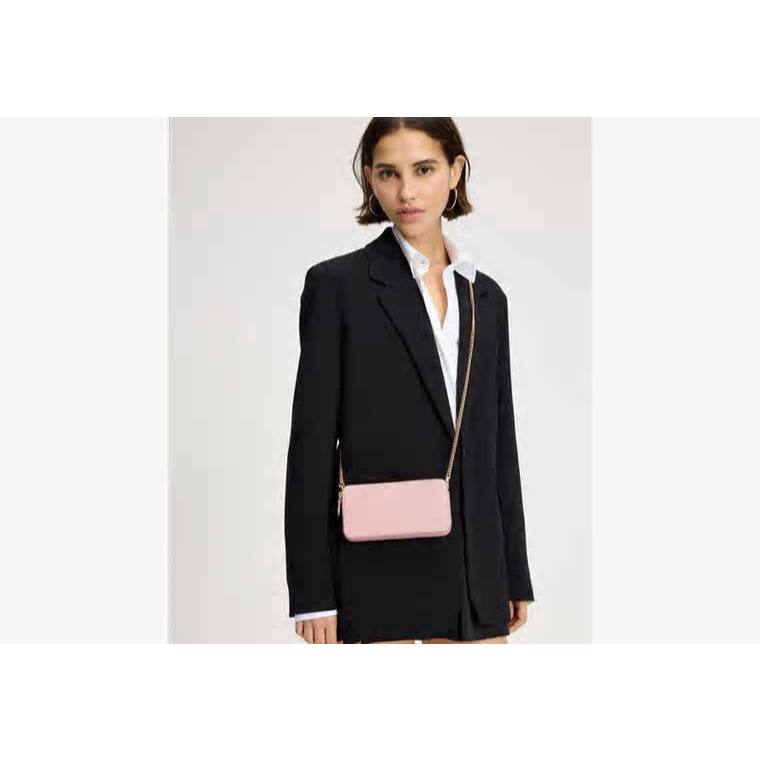 ORIG & IMPORTED KS Taylor Double Zip Crossbody Mini Bag Black / White