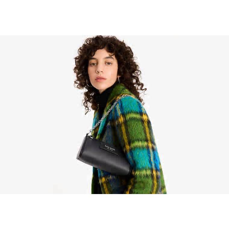 ORIG & IMPORTED KS Label Pochette Small Shoulder Black Bag