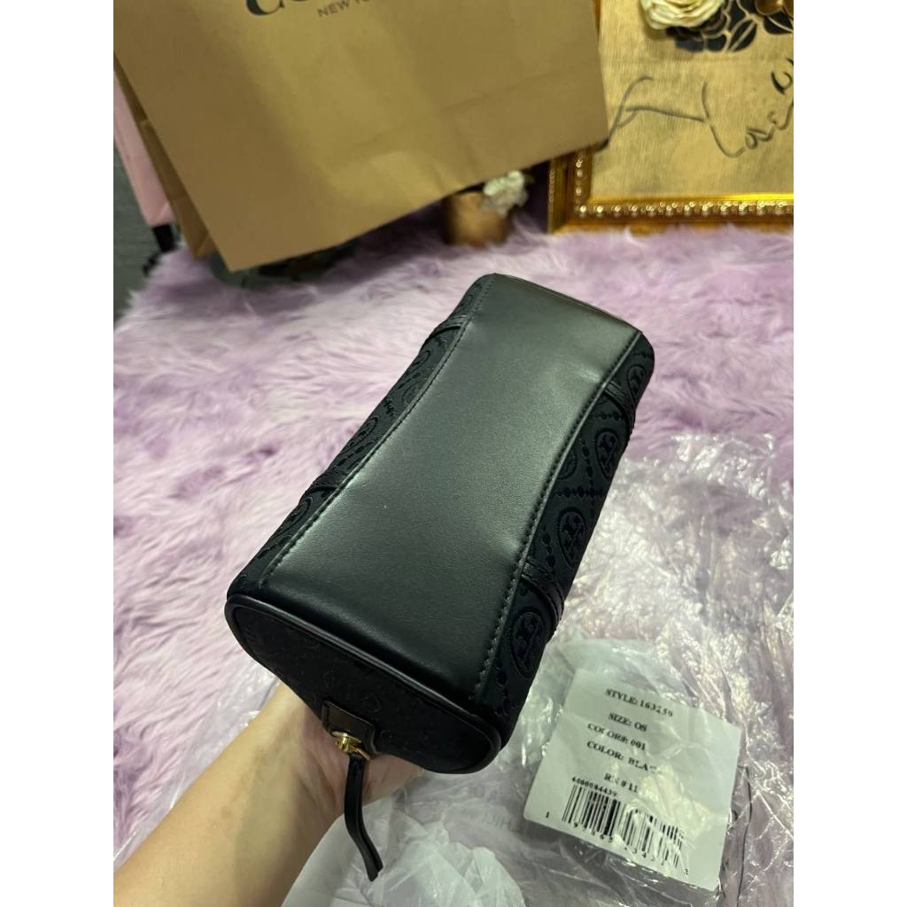 ORIG & IMPORTED TB T Monogram Mini Barrel Black Small Bag