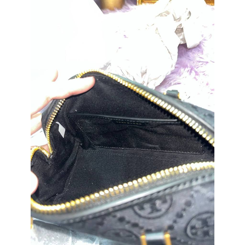 ORIG & IMPORTED TB T Monogram Mini Barrel Black Small Bag