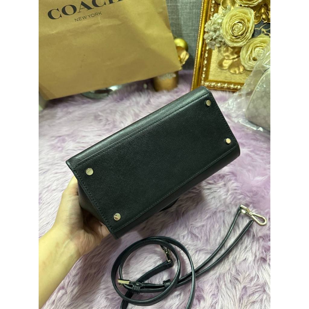 ORIG Preloved KS Staci Small Satchel Bag Black