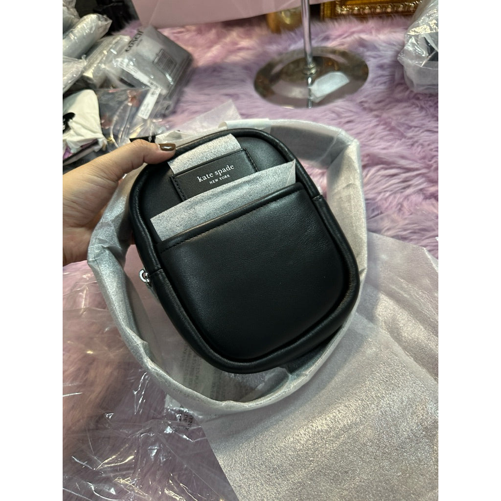 ORIG & IMPORTED KS Label Small Convertible Crossbody Black Bag