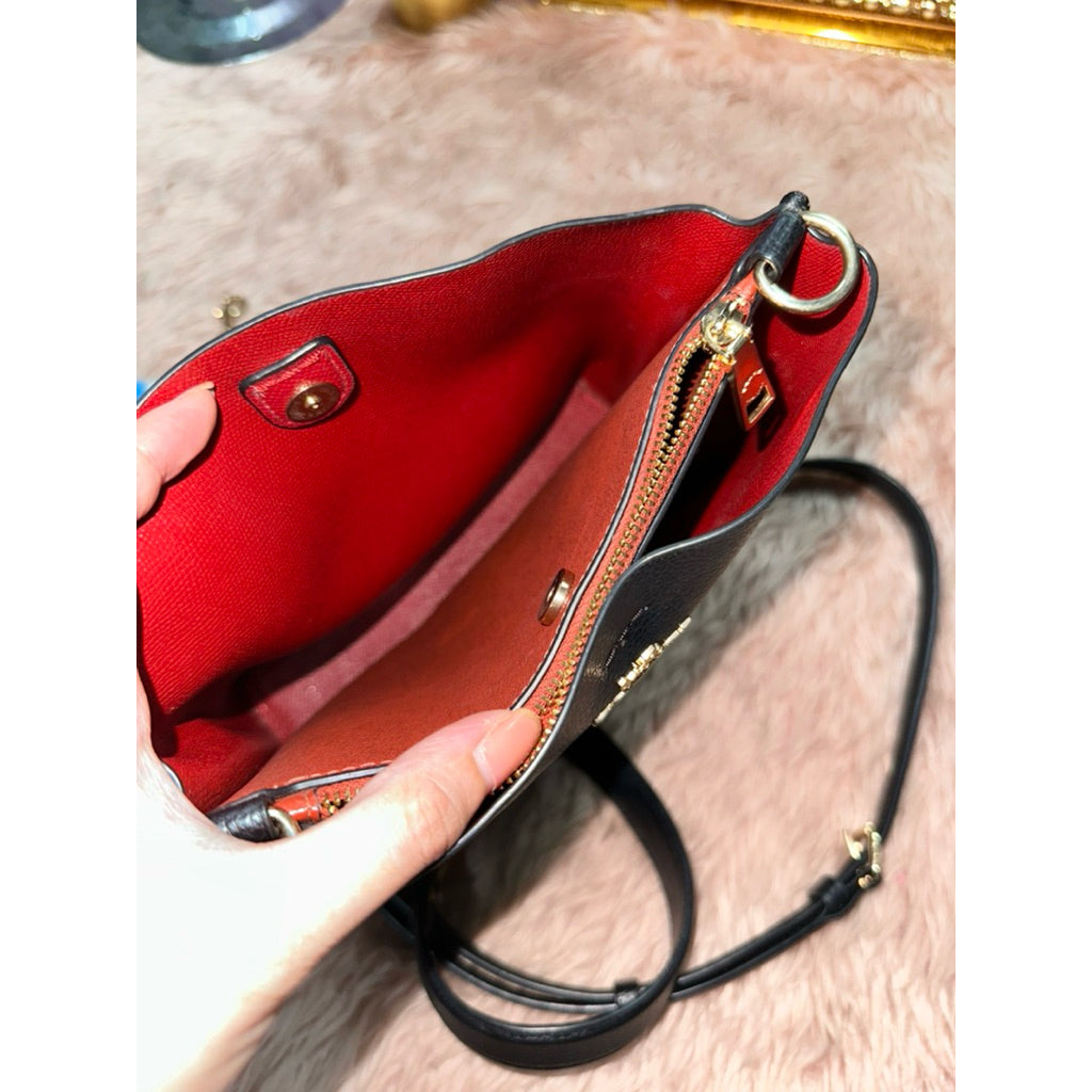 ORIG Preloved CCH Small Town Bucket Black Bag