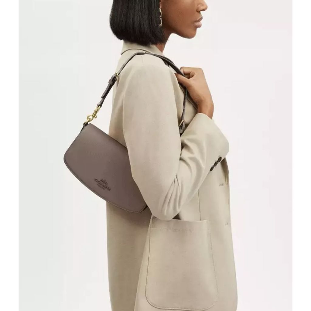 ORIG & IMPORTED CCH Andrea Shoulder Bag DARK STONE BROWN