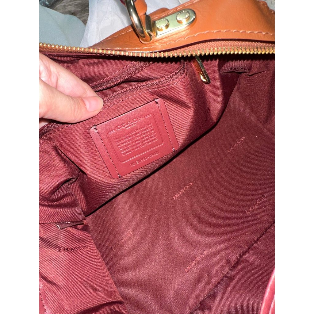 ORIG Preloved RARE CCH Lane Satchel Duffle Brown Bag