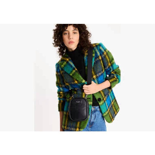 ORIG & IMPORTED KS Label Small Convertible Crossbody Black Bag